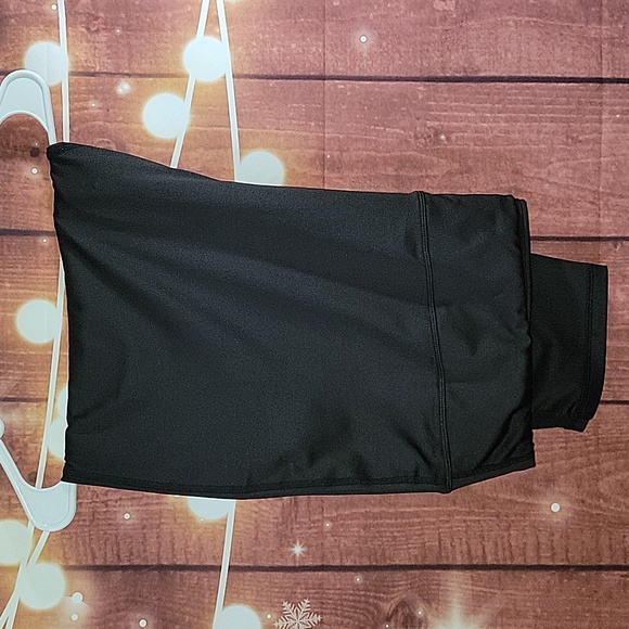 Pro Player Black Crop Work out Leggings with mesh size 3xl - Picture 2 of 11